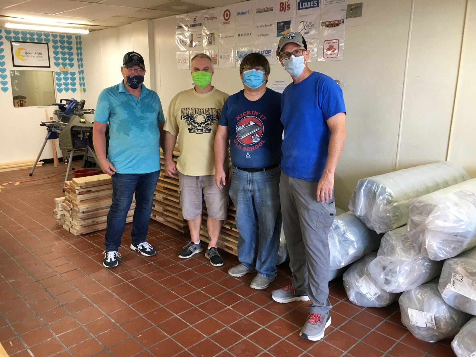 St. Nicholas congregants build beds for kids